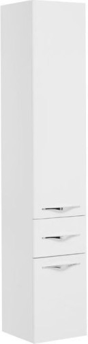 Шкаф-пенал для ванной Aquanet Ирвин 35 L белый
