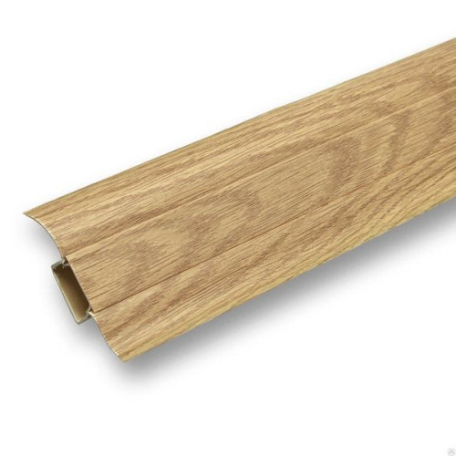 Плинтус Ideal Comfort с кабель каналом Дуб Беленный 203