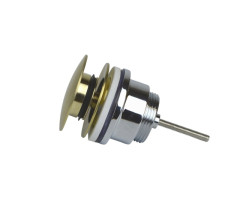 Донный клапан Bronze de Luxe 1760'S 008CG, матовое золото