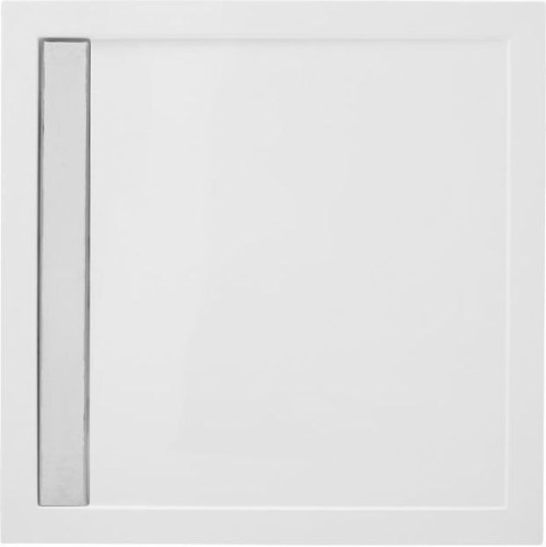 Душевой поддон Aquanet Stone Lite GB900S 90x90 (с ножками и панелью)