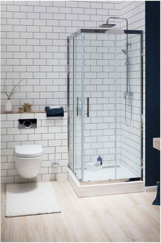 Душевой поддон Aquanet Stone Lite GB900S 90x90 (с ножками и панелью)