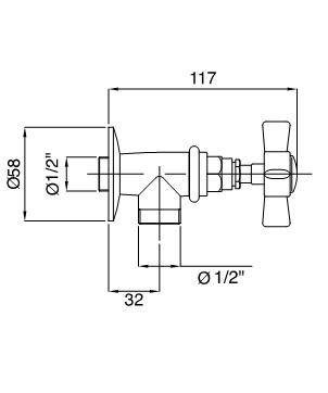 Кран Bugnatese Princeton 858
