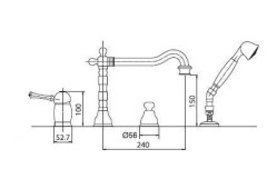Смеситель Bugnatese Denver 6455
