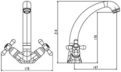 Смеситель Esko Vienna VN 07-2