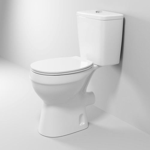 Унитаз Niagara Brava NG-9901 (630*360*740) напольный БЕЗОБОДКОВЫЙ с тонкой крышкой