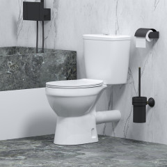 Унитаз Niagara Brava NG-9901 (630*360*740) напольный БЕЗОБОДКОВЫЙ с тонкой крышкой