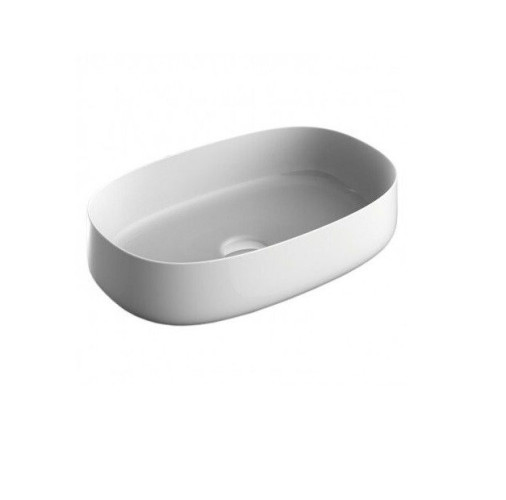 Раковина Artceram Cognac 550*390*145 отверстия для смесителя-отсутствуют Brown cocoa