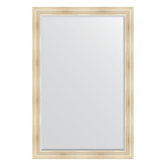 Зеркало настенное с фацетом EVOFORM в багетной раме травленое серебро, 119х179 см, BY 3627