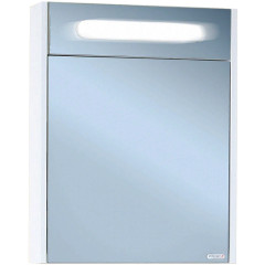 Зеркальный шкаф Бриклаер Палермо 55 4627125413025 с подсветкой Белый