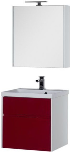Мебель для ванной Aquanet Латина 70 бордо (2 ящика)