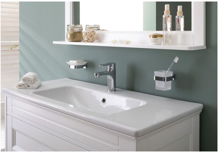 Тумба с раковиной Aquanet Бостон М 100 белый