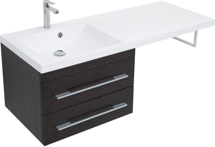 Тумба с раковиной Aquanet Нота 120 L венге