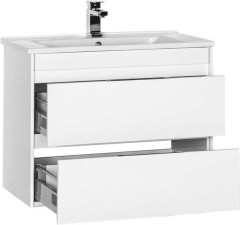 Тумба с раковиной Aquanet Тулон 85 белый