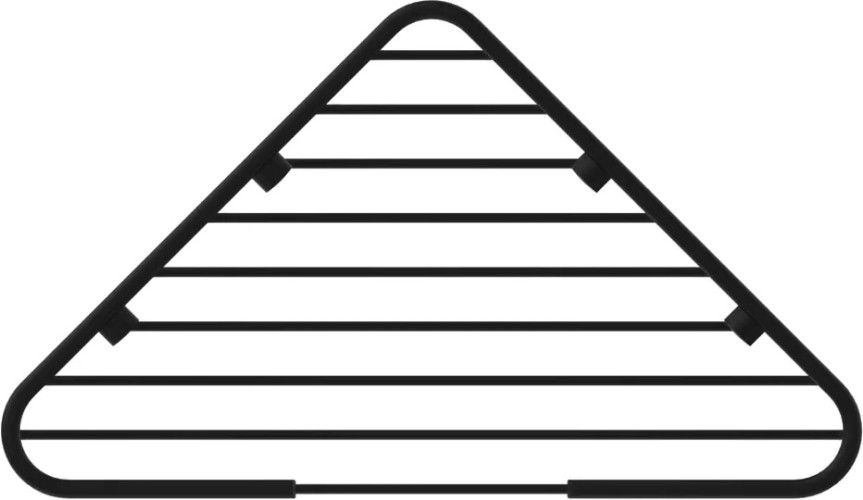 Полочка угловая Ideal Standard IOM, с крепежом, черный (A9105XG)