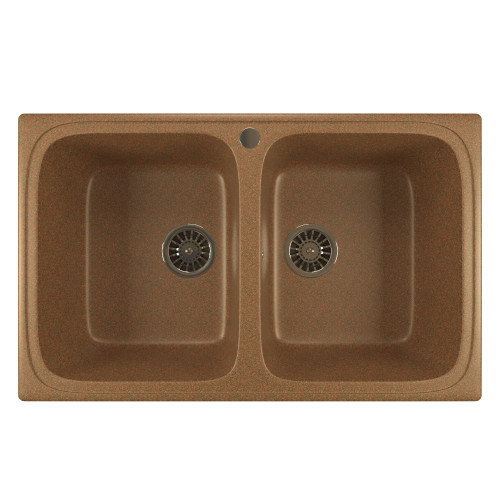 Мойка из искусственного мрамора MIXLINE ML-GM23 49,5x77,5 (525189)