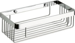 Sanibano, решетка прямоугольная 1-уровневая (30х14хh8 см), цвет черный матовый