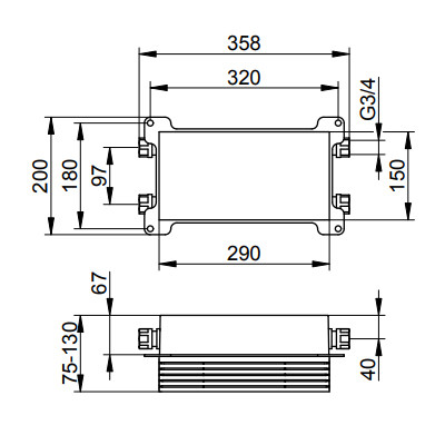 Встраиваемая функциональная часть Keuco meTime spa (нужна СЧ 56162013002) 56162000072