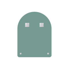 Зеркало настенное с полочкой Optima EVOFORM 60х80 см, BY 0513