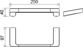 Полотенцедержатель Ravak 10° хром (X07P324)