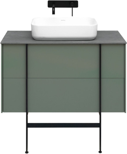 Тумба под раковину Allen Brau Reality 1.32006.CGM 90 cement grey matt