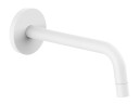 Излив из стены, для ванны Paffoni LIGHT, D24mm, 175 мм, белый матовый (ZBOC139BO)