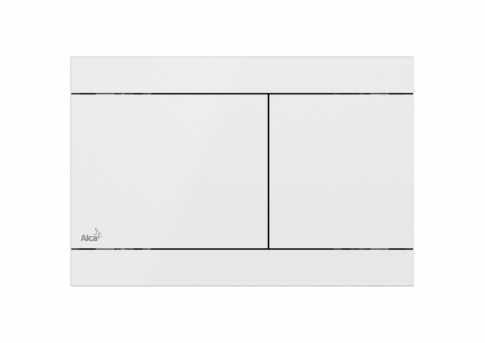 Кнопка смыва alcadrain FLAT 24.7х2х16.5 для инсталляции, пластик, цвет Белый (FUN-WHITE)