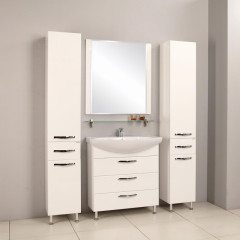 Тумба под раковину AQUATON Ария 80 Н белая (1A141301AA010)