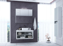 Модуль для шкафа AQUATON Брук открытый дуб латте (1A202603BCDL0)