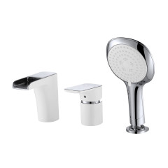 Смеситель на борт ванны D&amp;K Berlin DA1434216, белый