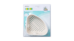 Полочка угловая одноэтажная Grampus Element, GR-3308, белая