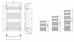 Полотенцесушитель Terma Dexter белый