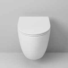 Унитаз Grossman GR-4451S (580*395*365) подвесной БЕЗОБОДКОВЫЙ с тонкой крышкой