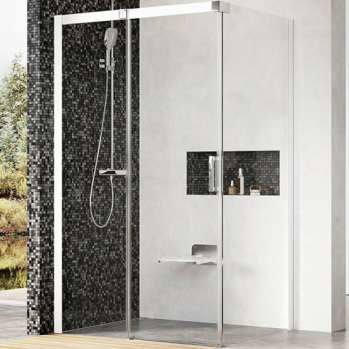 Душевой уголок Ravak Matrix MSDPS 110x80 L профиль Белый стекло Transparent (0WLD4100Z1)