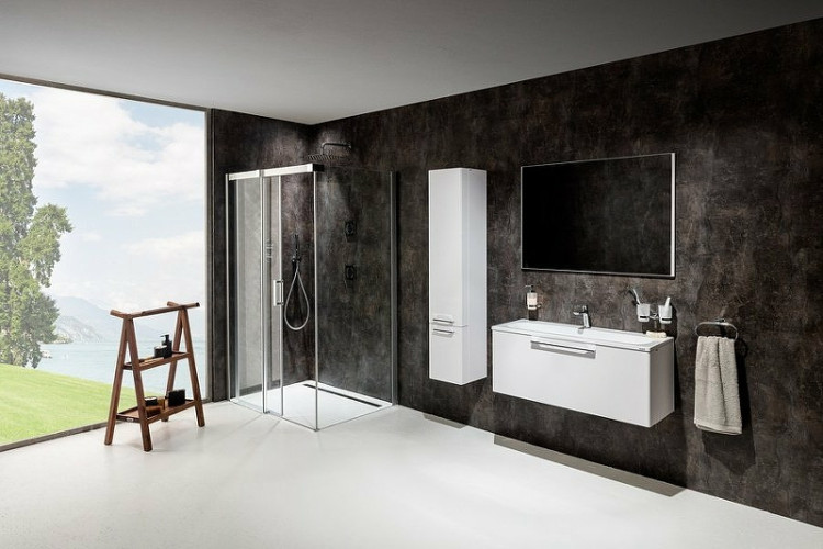 Душевой уголок Ravak Matrix MSDPS 110x80 L профиль Белый стекло Transparent (0WLD4100Z1)