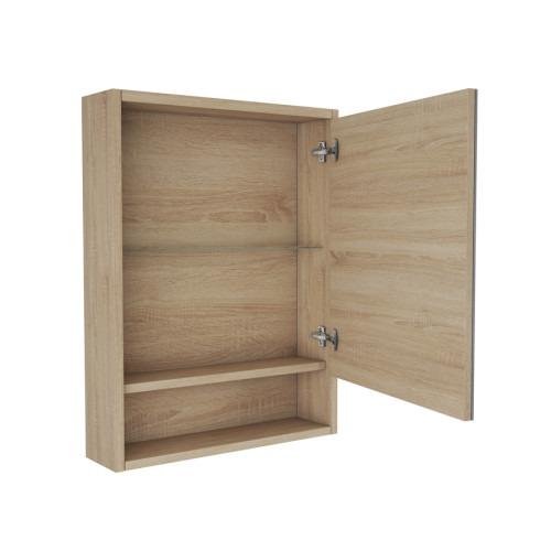 Зеркальный шкаф OWL 1975 Eland 55, дуб сонома