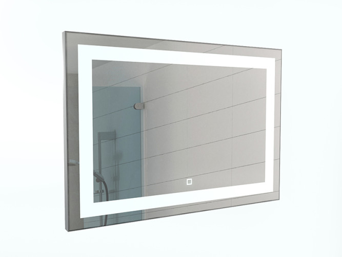 Зеркало Even 100 alum с подсветкой Sansa