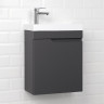 Тумба Итана Alexa 50 493х343х570 подвесная с раковиной Clarissa 50 левый Графит (CS00080611)