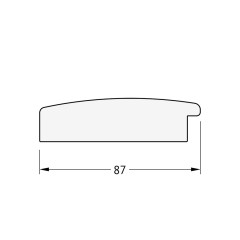 Зеркало настенное с фацетом EVOFORM в багетной раме травленое золото, 76х106 см, BY 1201