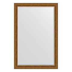 Зеркало настенное с фацетом EVOFORM в багетной раме травленая бронза, 119х179 см, BY 3628