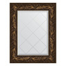 Зеркало настенное с гравировкой EVOFORM в багетной раме Византия бронза, 59х76 см, BY 4029