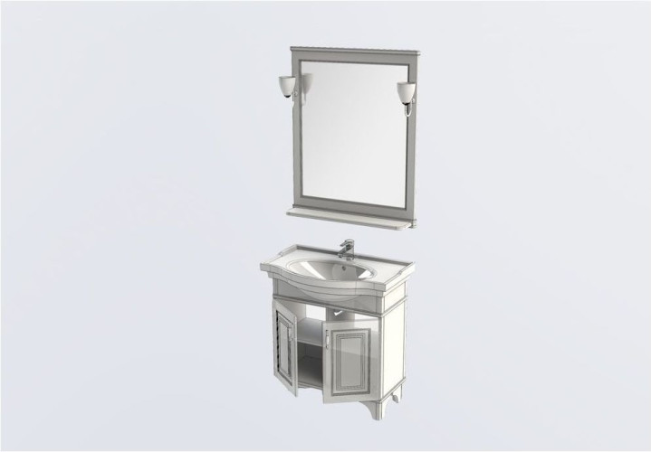 Мебель для ванной Aquanet Валенса 80 белый