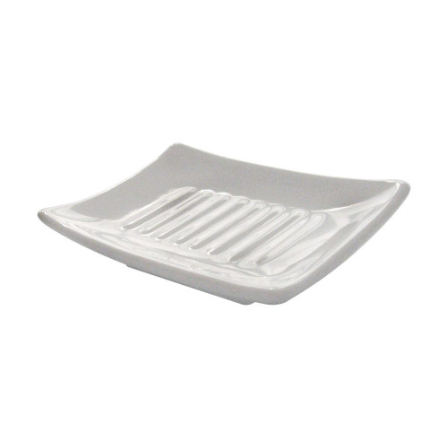 Gedy Verbena, настольная керамическая мыльница, цвет белая керамика