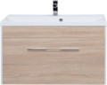 Тумба с раковиной Aquanet Августа 100 дуб сонома