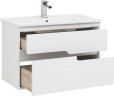 Тумба под раковину Aquanet Модена 85 белый
