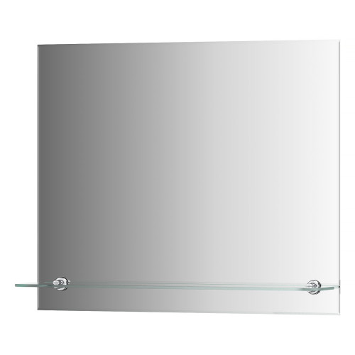 Зеркало настенное с фацетом и полочкой Attractive EVOFORM 60х50 см, BY 0514