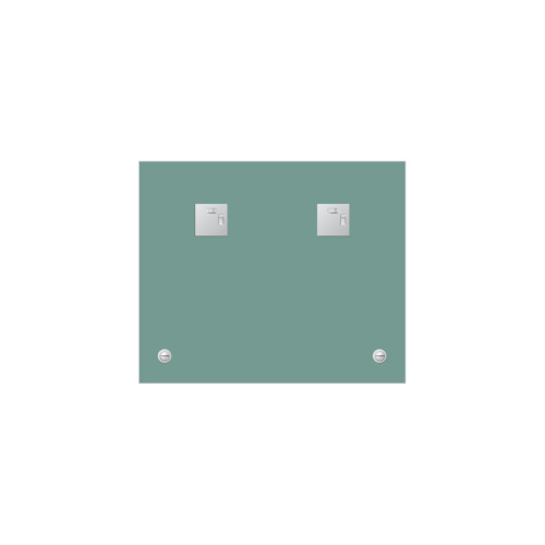 Зеркало настенное с фацетом и полочкой Attractive EVOFORM 60х50 см, BY 0514