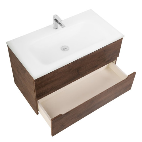 База под раковину подвесная BelBagno ETNA-1000-2C-SO-RW-P Rovere Moro