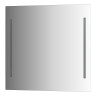 Зеркало настенное c 2-мя встроенными LUM-светильниками Lumline EVOFORM 80х75 см, BY 2017