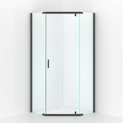 Душевой уголок BERGES SOLO T Black 1000х1000