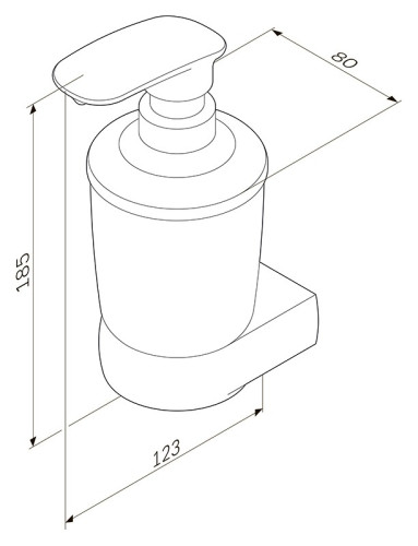 Дозатор жидкого мыла AM PM Sensation A3036900